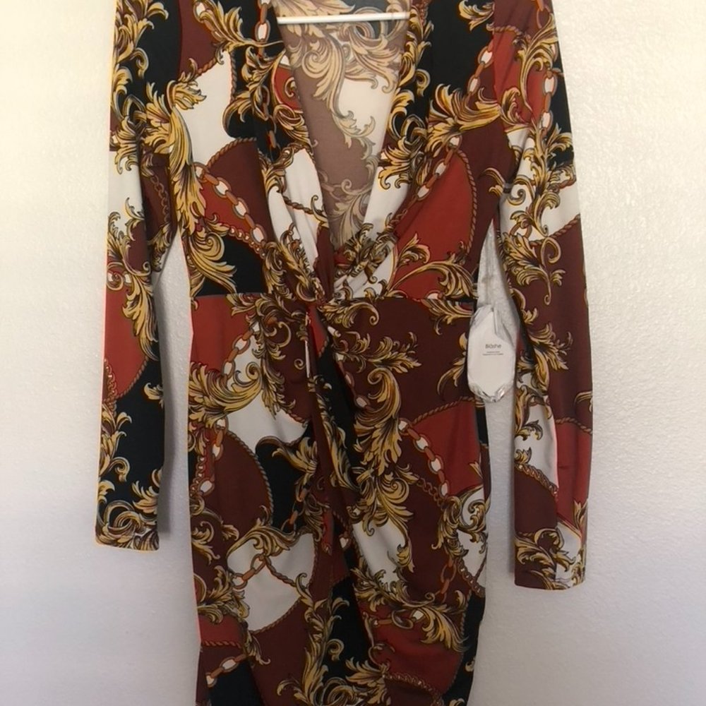 Burgundy, Floral Print